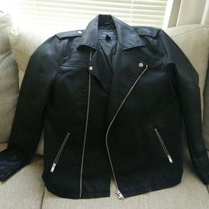 Forever 21 Men's Large Leather Jacket NWOT